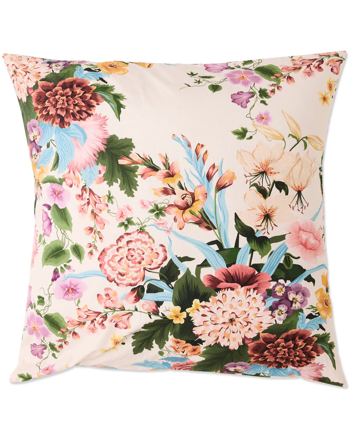 Belle Floral Organic Cotton European Pillowcases