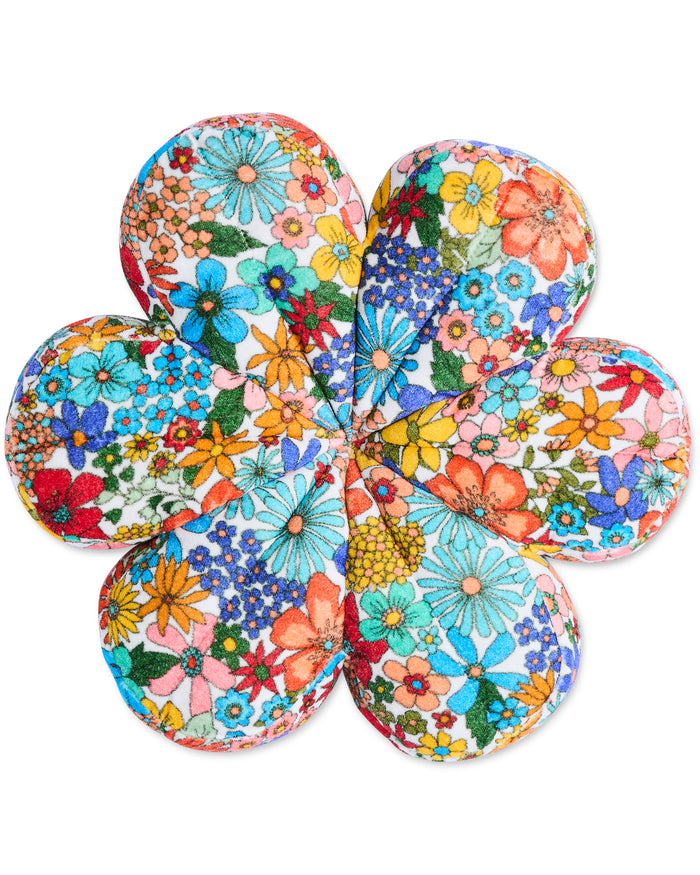 Winter Fields Velvet Petal Cushion
