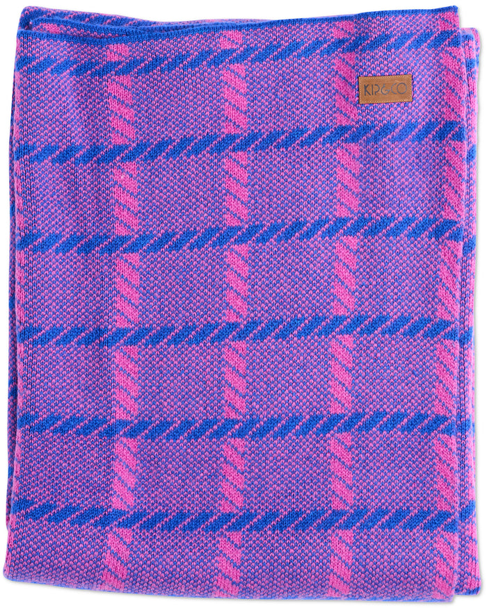 Pink Punch Check Blanket