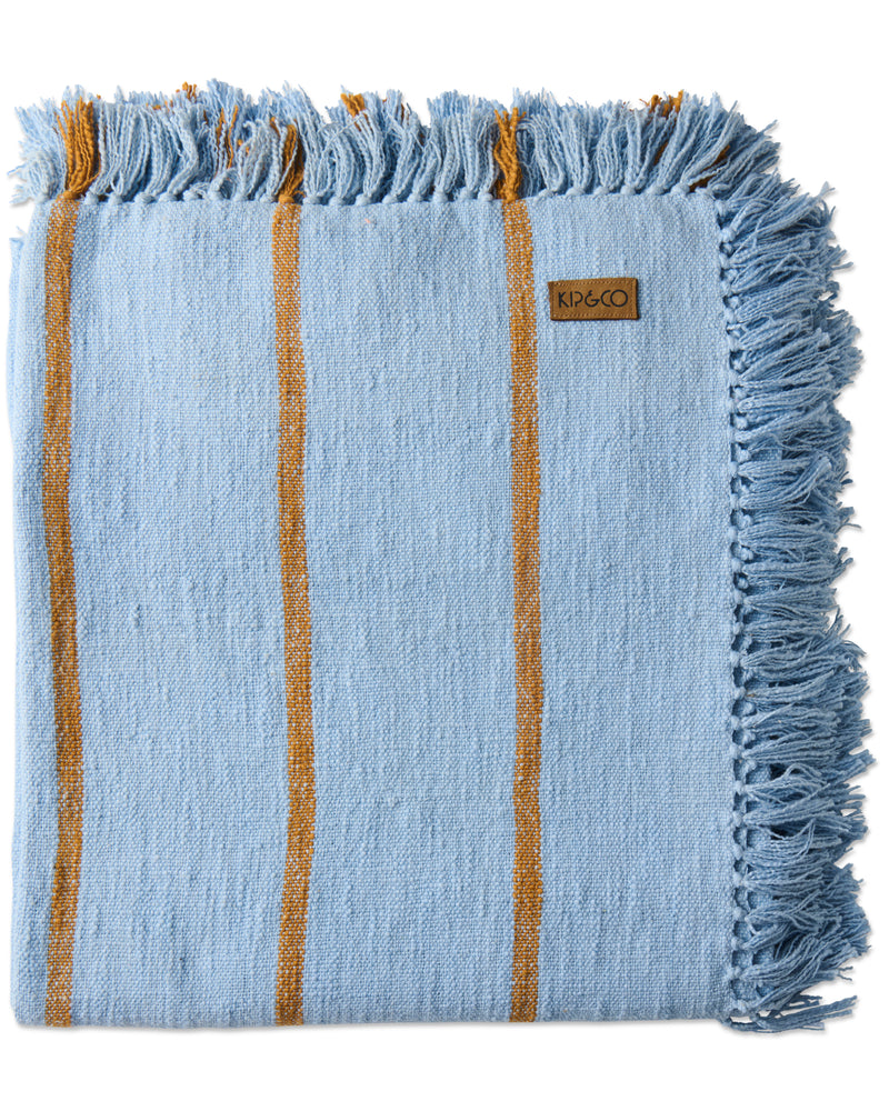 Como Stripe Woven Throw