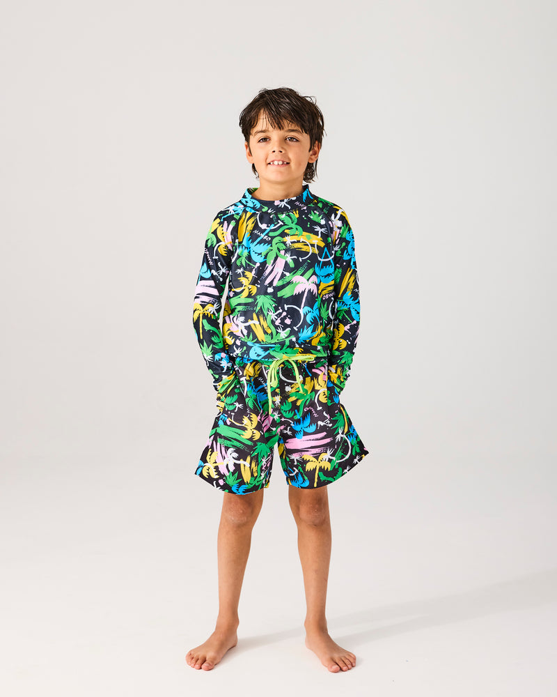 Kip&Co x Mambo Palm Surfer Rash Vest