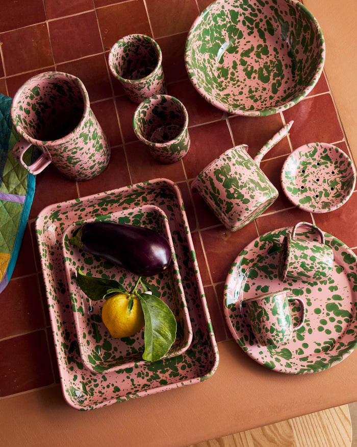 Strawberry Daiquiri Enamel Salad Bowl