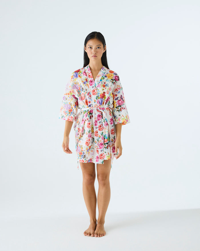 Kip&Co x Romance Was Born Dream Bloom Organic Cotton Mini Robe