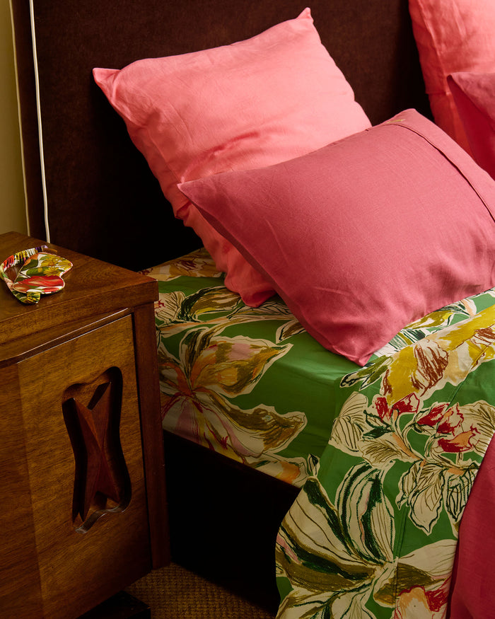 Somerset Green Organic Cotton Fitted Sheet