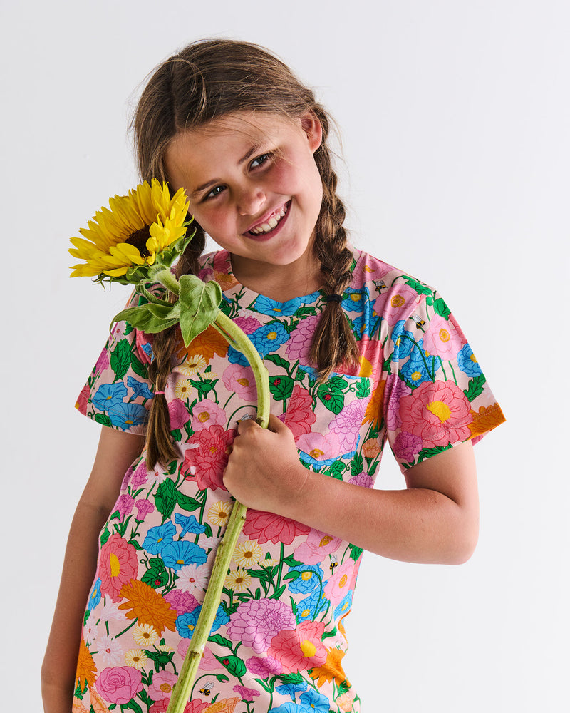 Follow The Sun Kids Organic Cotton Short Sleeve Nightie