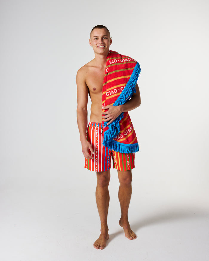 Ciao Stripe Men's Boardies