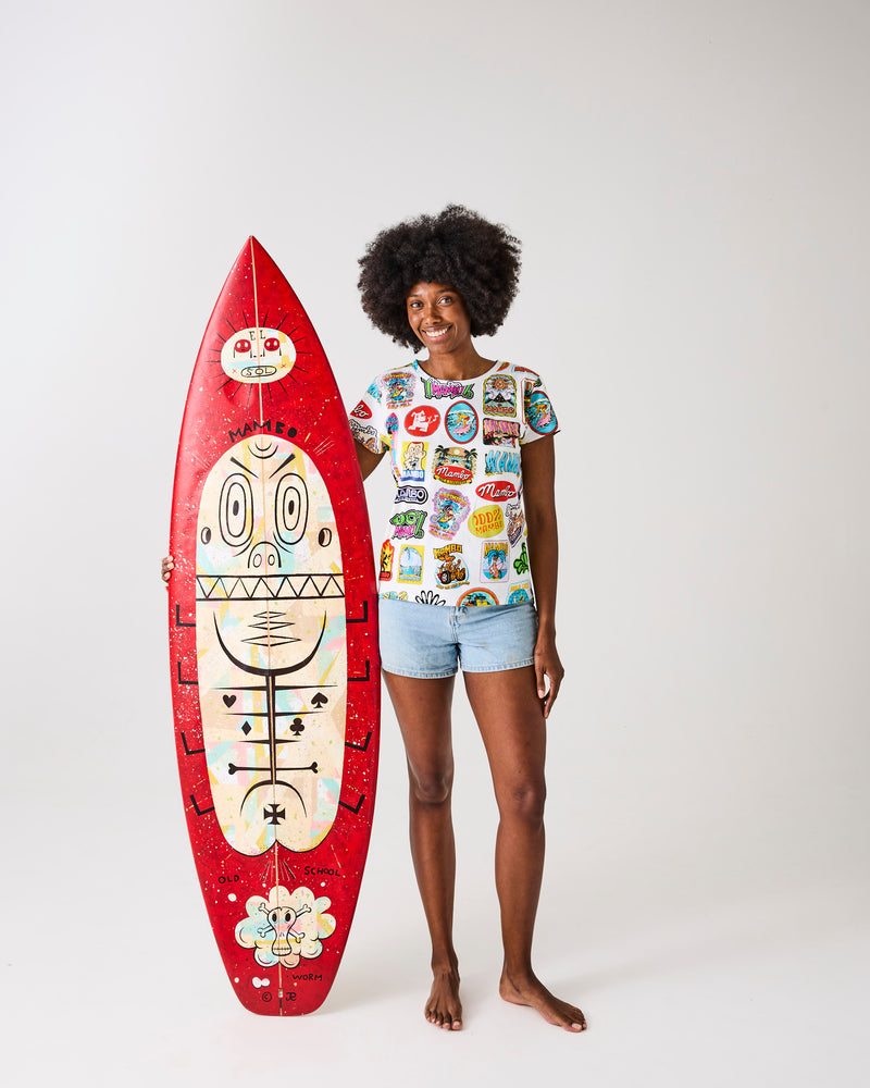 Kip&Co x Mambo Sticker Club Adult Organic Cotton T-shirt