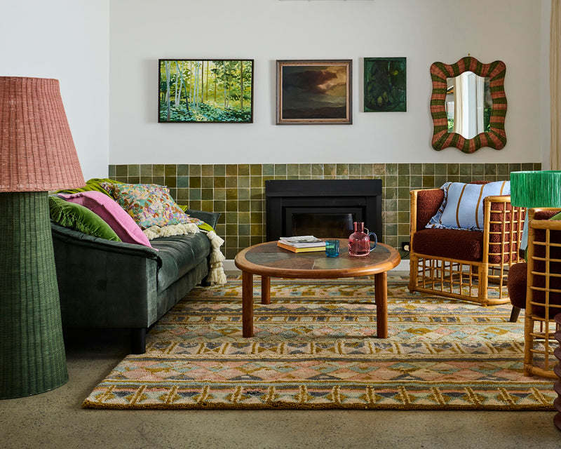 Portofino Rattan Floor Lamp