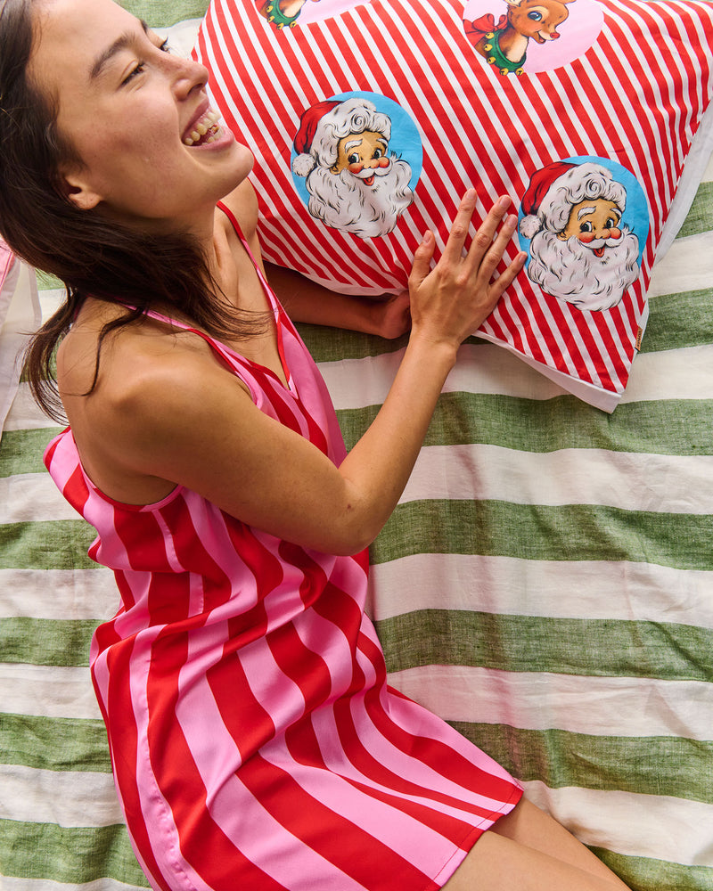 Santa Baby Adult Eco Satin Cami Nightie