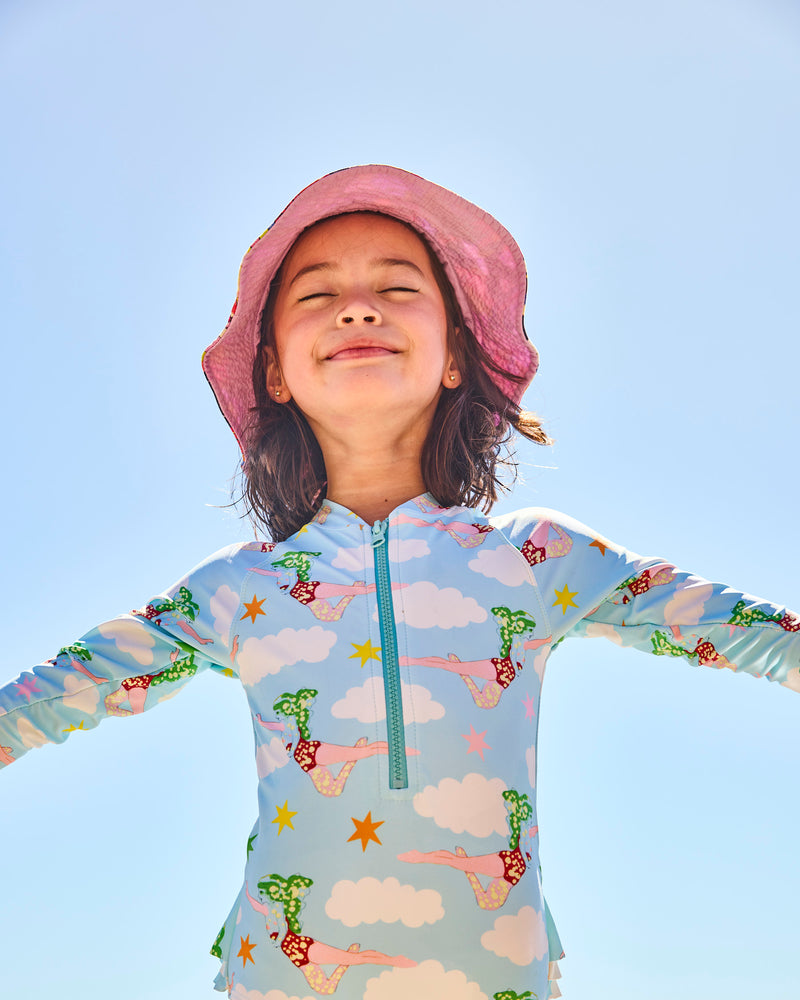 Kip&Co x The Beatles Lucy In The Sky With Diamonds Long Sleeve Bathers