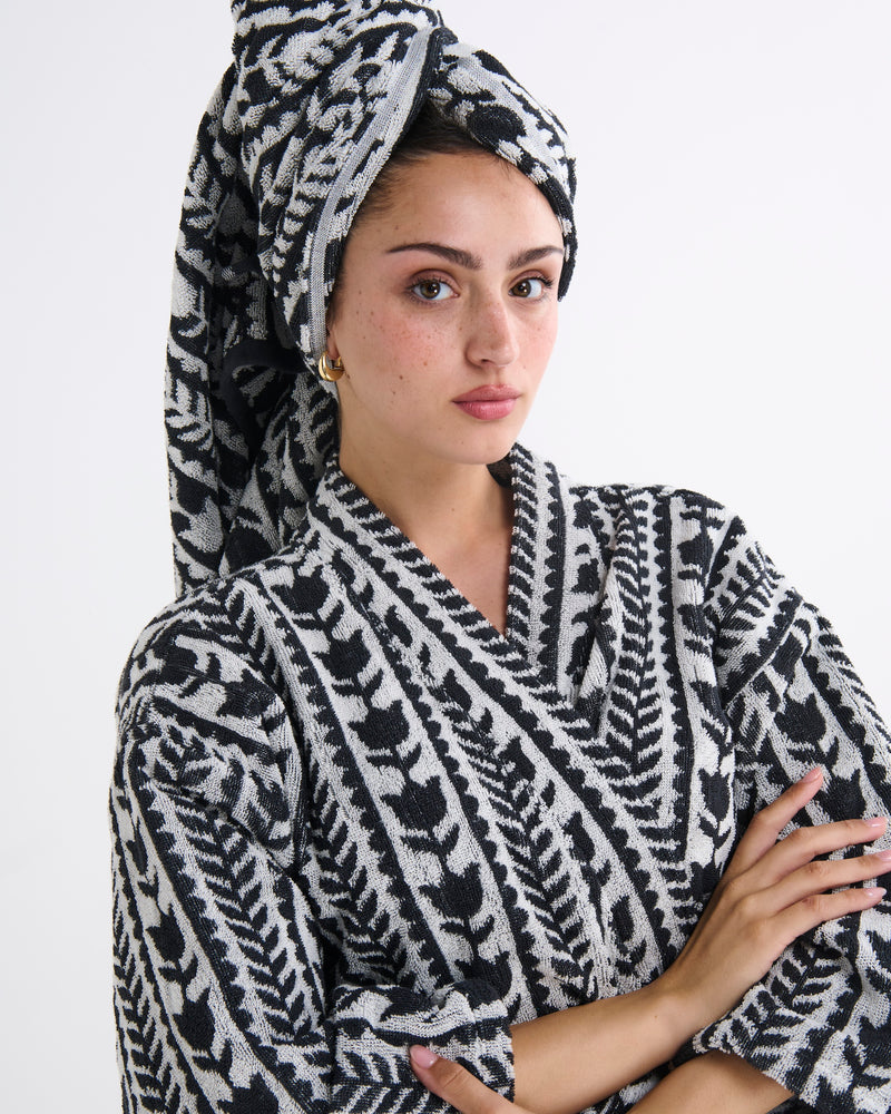 Flower Chain Terry Bath Towel