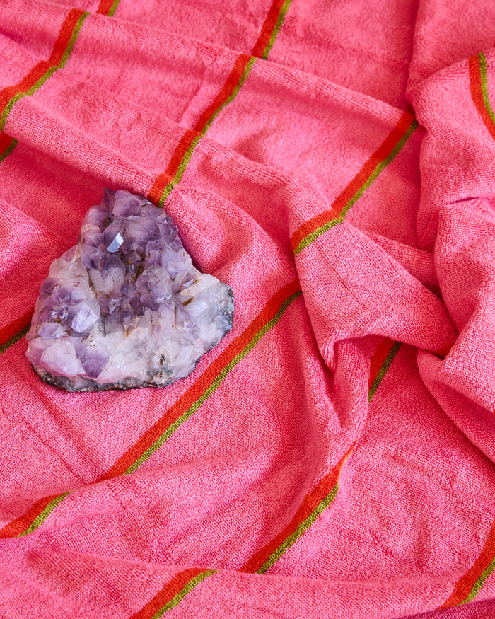 Wategos Soiree Stripe Terry Bath Sheet