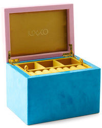 Precious Velvet Jewellery Box Large