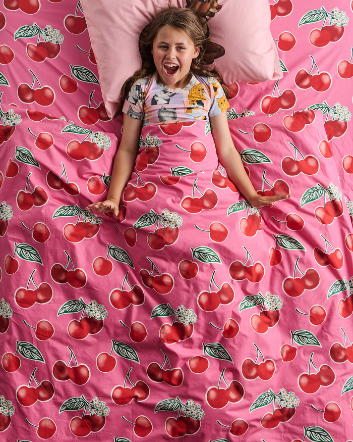 Cherry Blossom Organic Cotton Quilt Cover