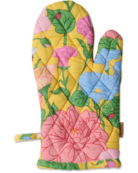 Follow The Sun Yellow Oven Mitt