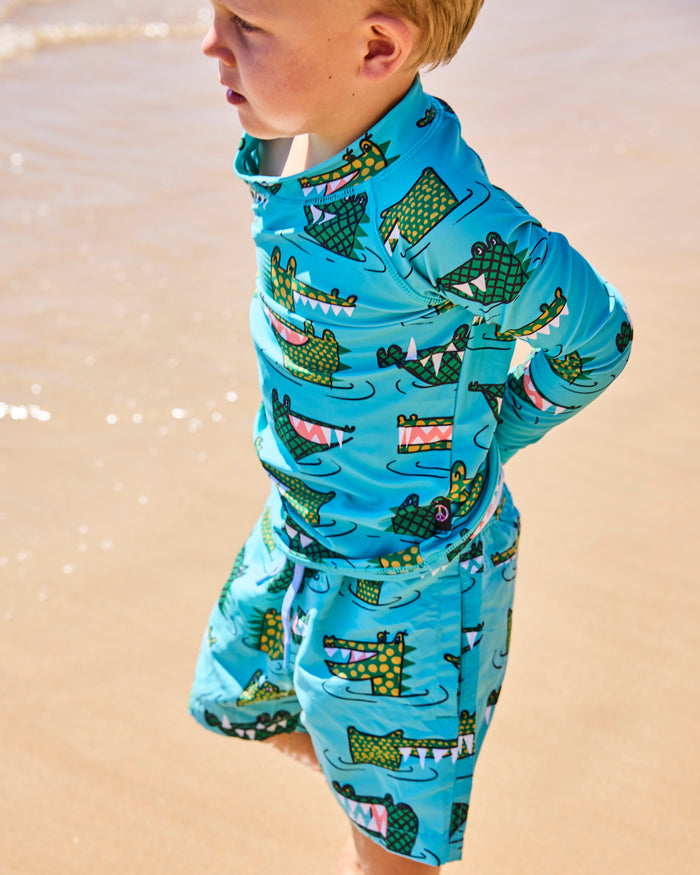 Crocodile Rock Green Boardies