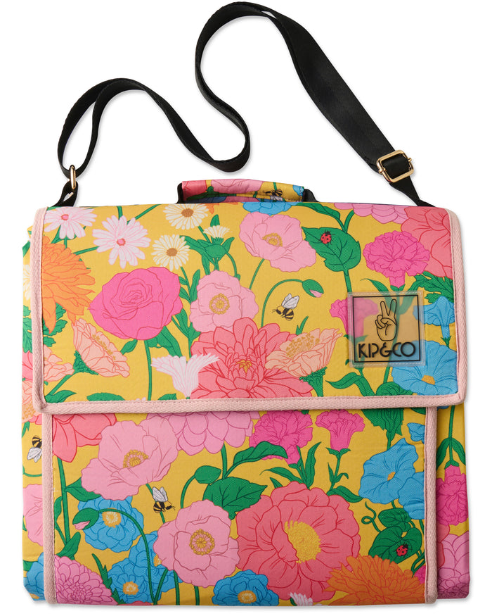 Follow The Sun Yellow Picnic Mat