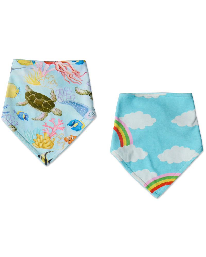 Beach Baby Organic Cotton Dribble Bib Set