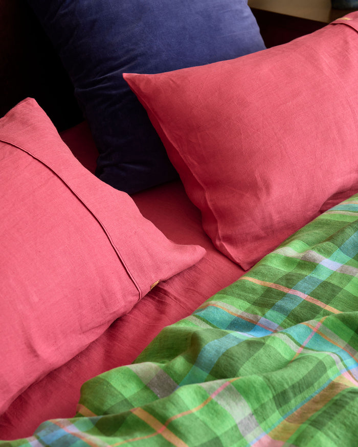 Baroque Rose Linen Fitted Sheet