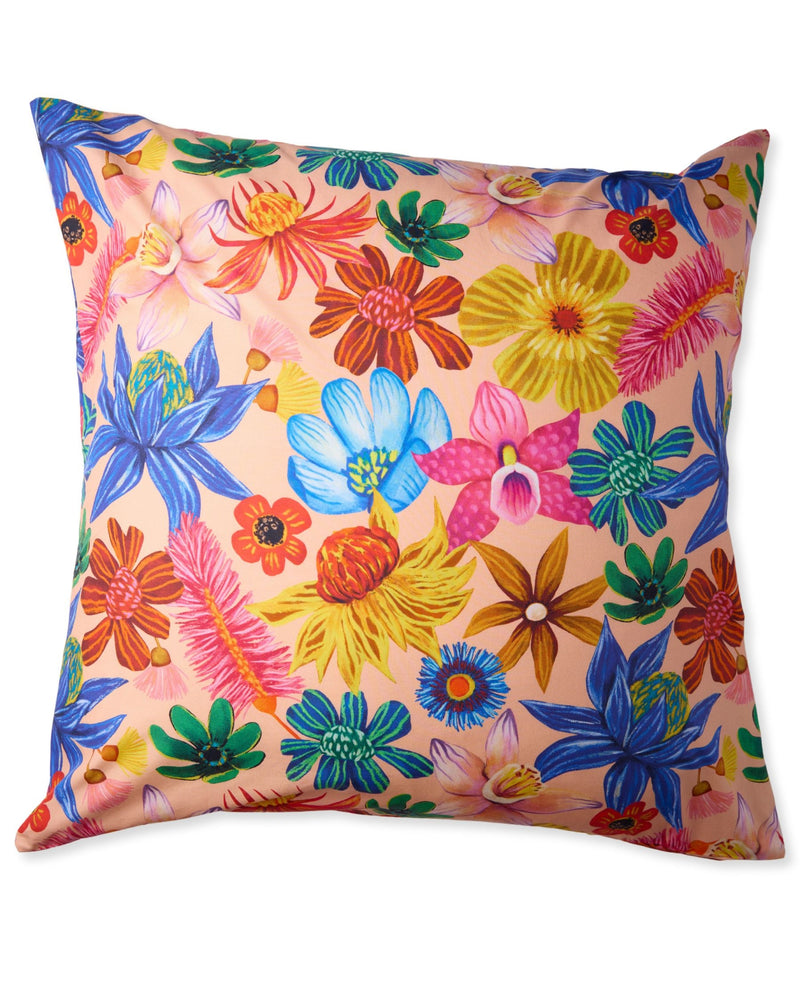 Wild Flowers In Bloom Organic Cotton European Pillowcases