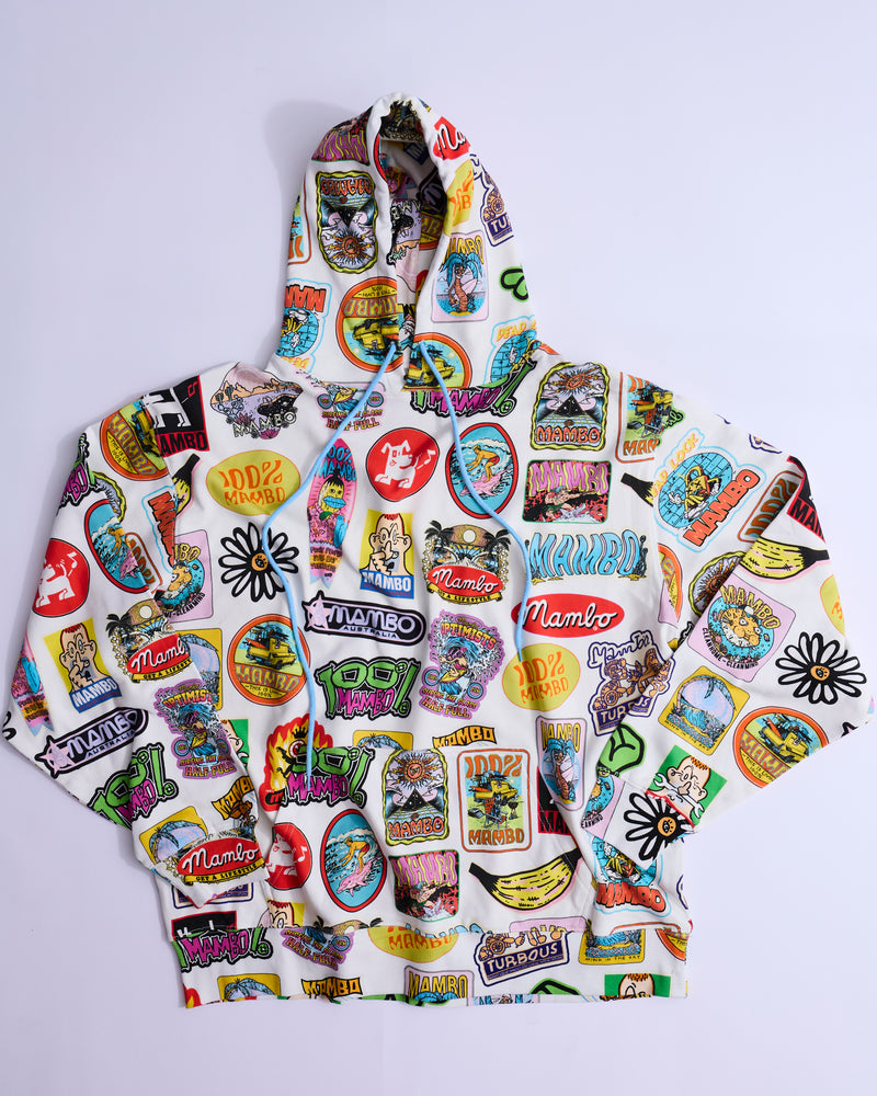 Kip&Co x Mambo Sticker Club Adult Organic Cotton Baggy Hoodie