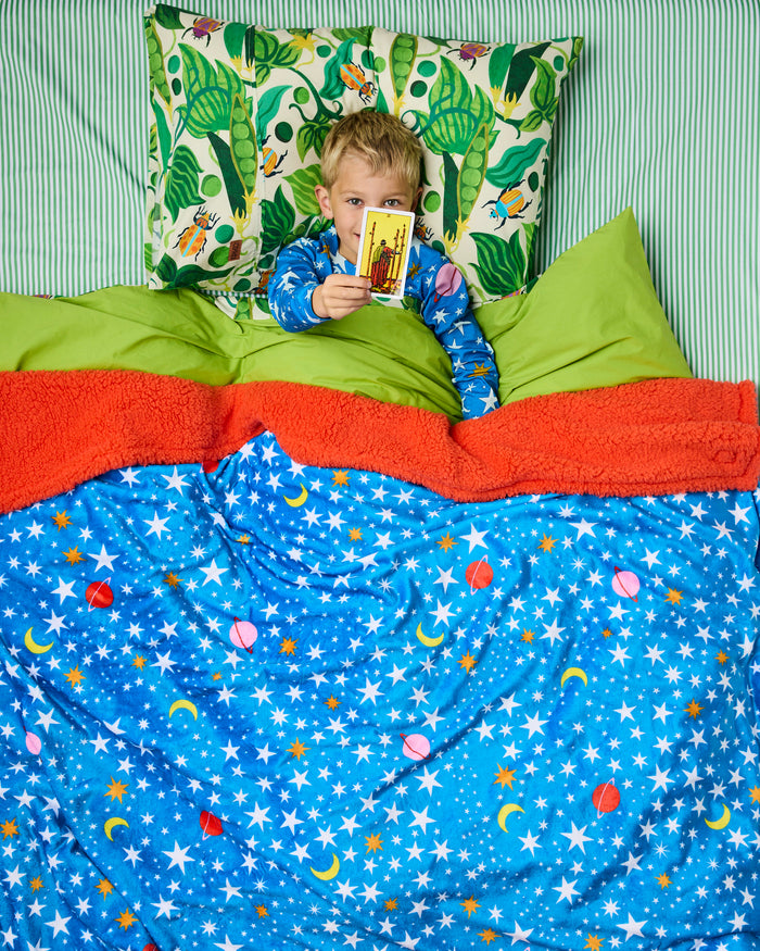 Stars And Moon Kids Kuddle Blanket