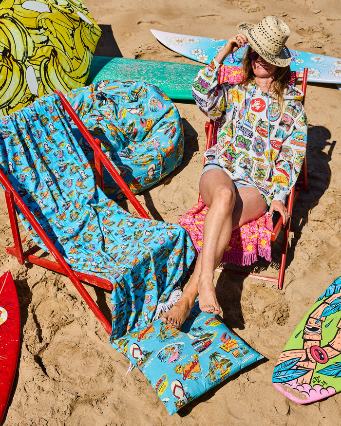 Kip&Co x Mambo Sticker Club Adult Organic Cotton Baggy Hoodie