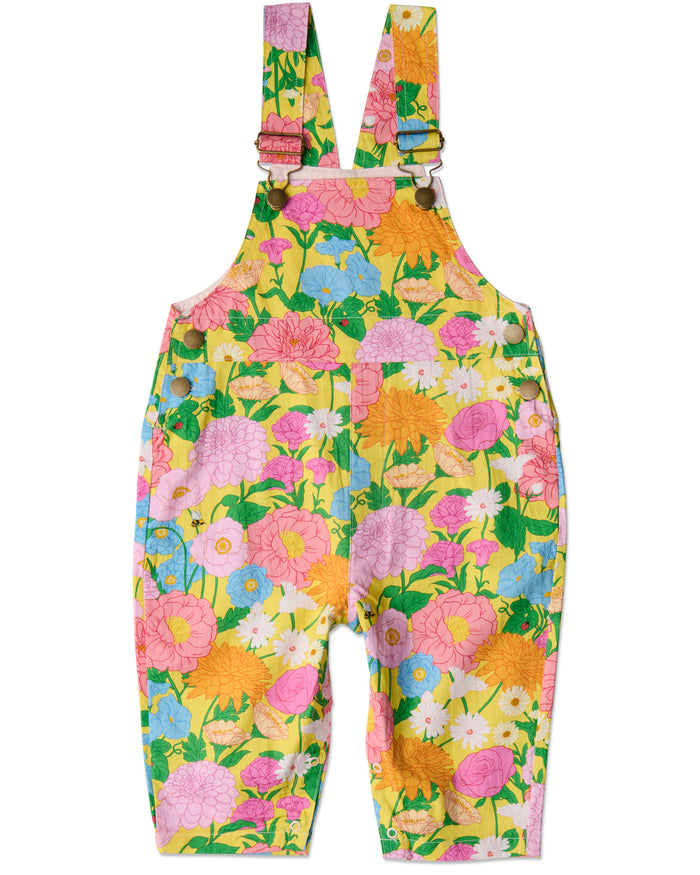Follow The Sun Baby Cotton Drill Overalls