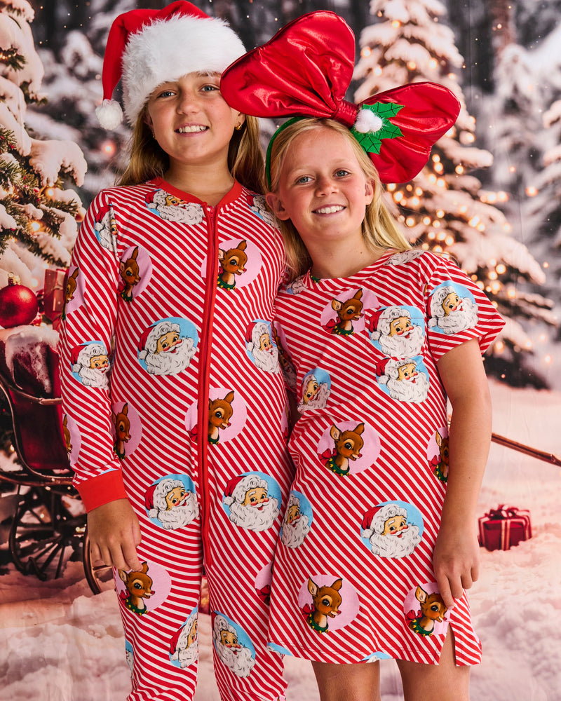 I Love Christmas Spot Kids Organic Cotton Short Sleeve Nightie