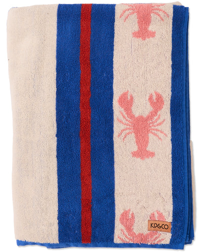 Lobster Fan Club Terry Beach Towel