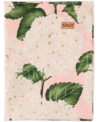 Hydrangea Pink Tea Towel