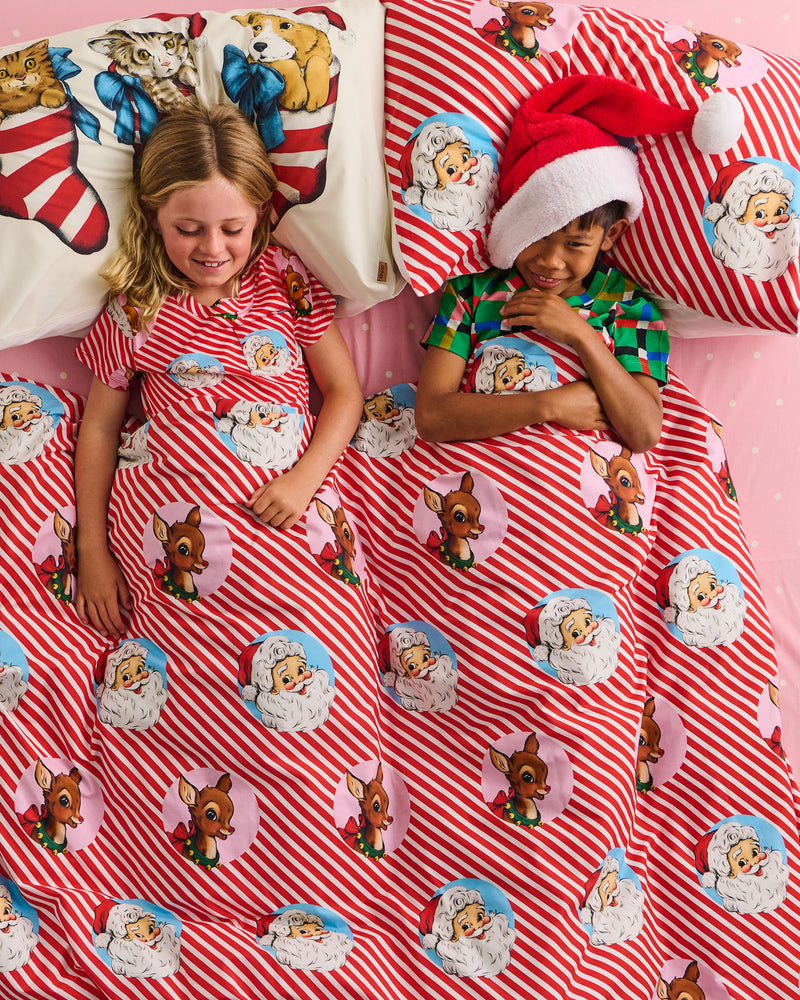 I Love Christmas Spot Organic Cotton Quilt Cover