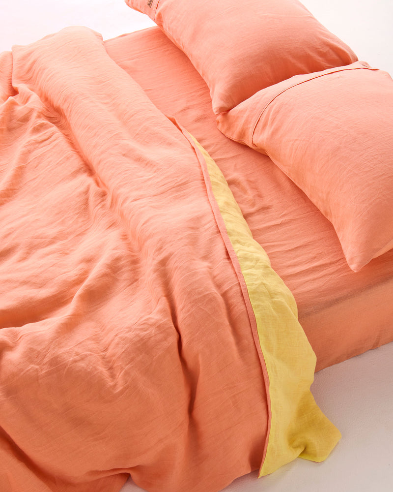 Sunrise Linen Quilt Cover