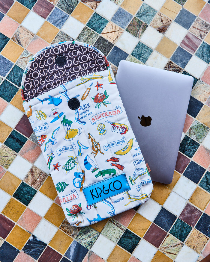 Aussie Road Trip Laptop Pouch