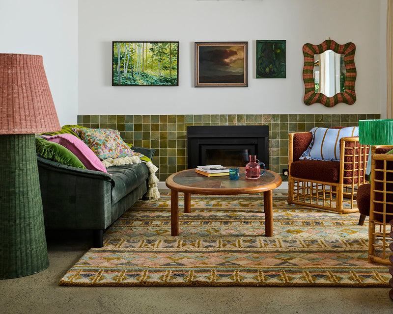 Portofino Rattan Mirror