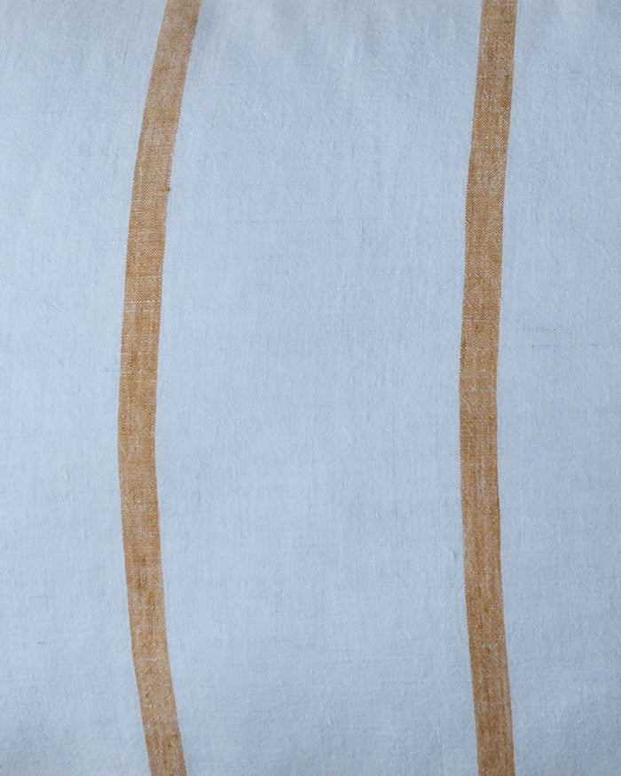 Como Stripe Linen Fitted Sheet
