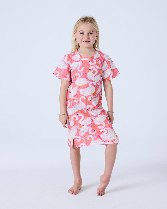 Swanette Kids Organic Cotton Short Sleeve Nightie