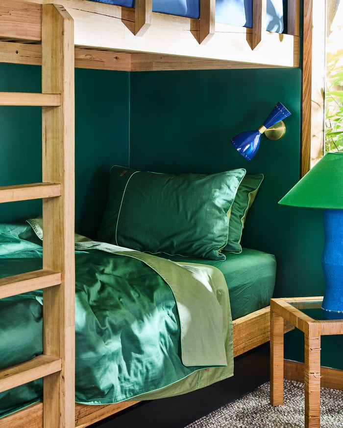 Glow In Green Bamboo Cotton Pillowcases