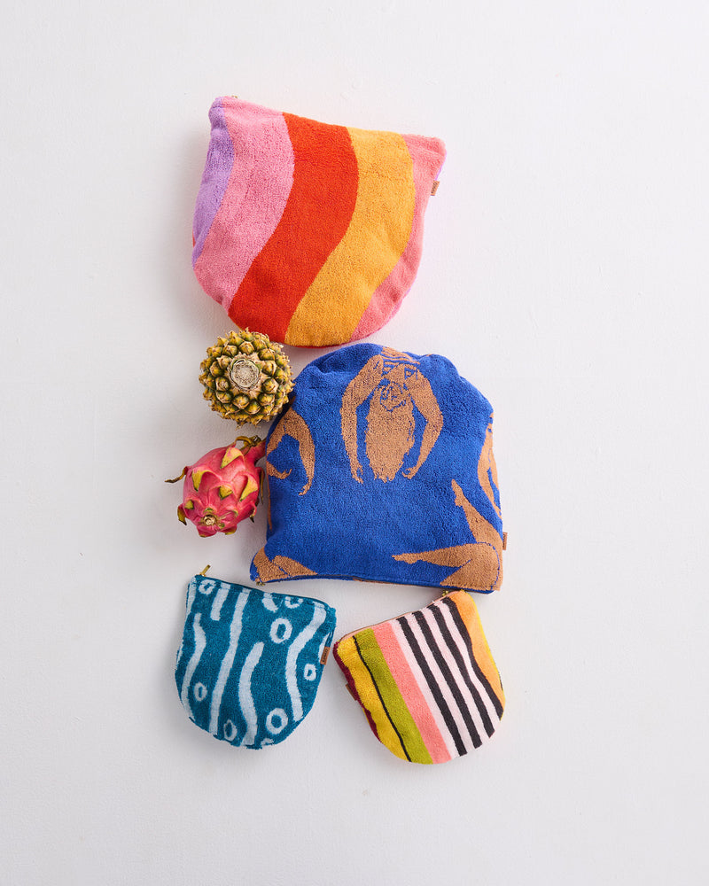 Sun Kissed Terry Beach Carry All Pouch