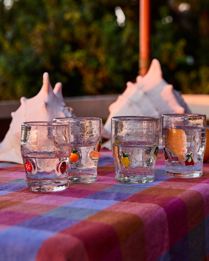 Fruity Tumbler Glass 4P Set