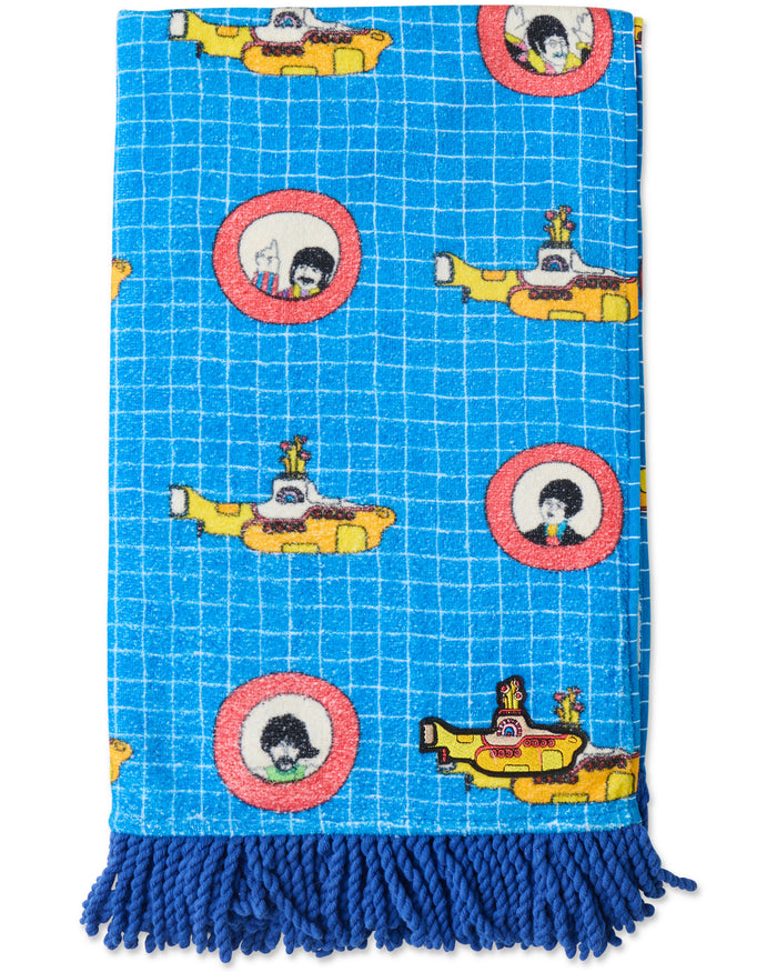 Kip&Co x The Beatles Yellow Submarine Terry Beach Towel