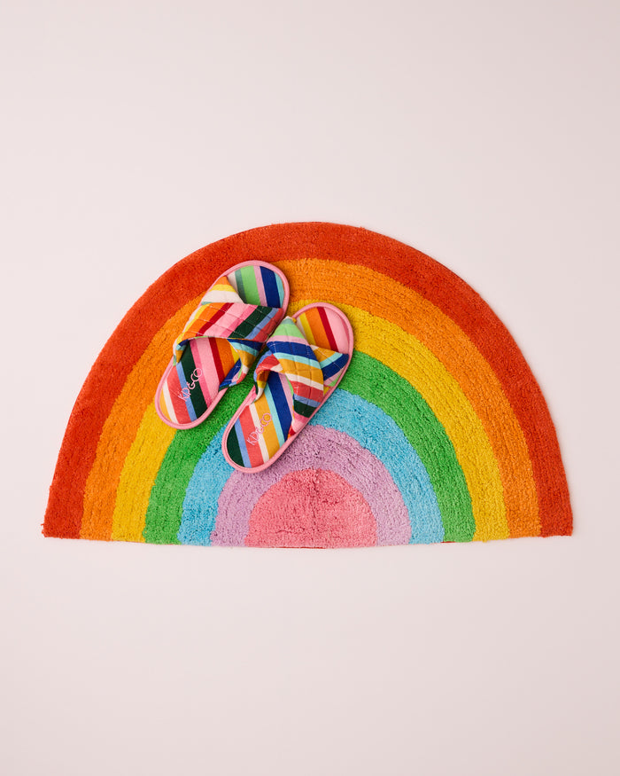 Rainbow Cherry Bath Mat
