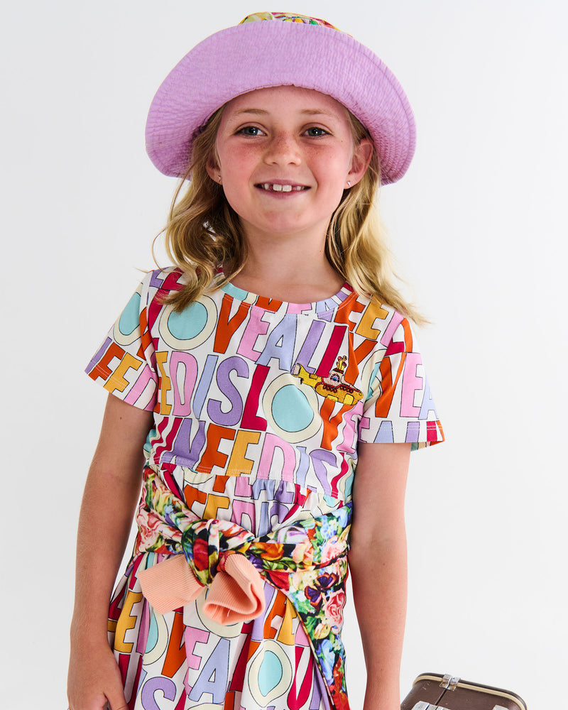 Kip&Co x The Beatles All You Need Is Love Organic Cotton Everyday Dress