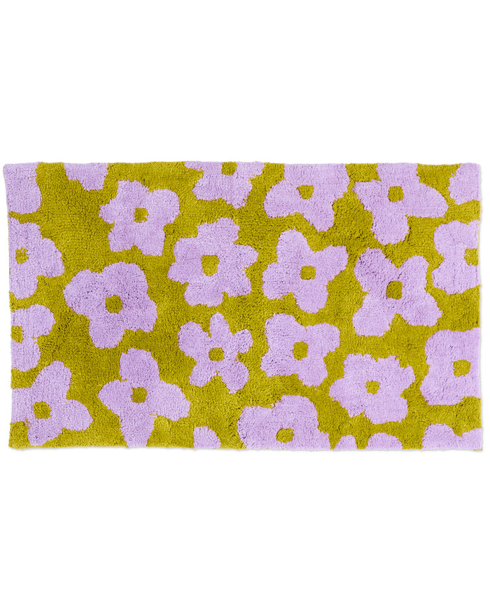 Big Flower Bath Mat