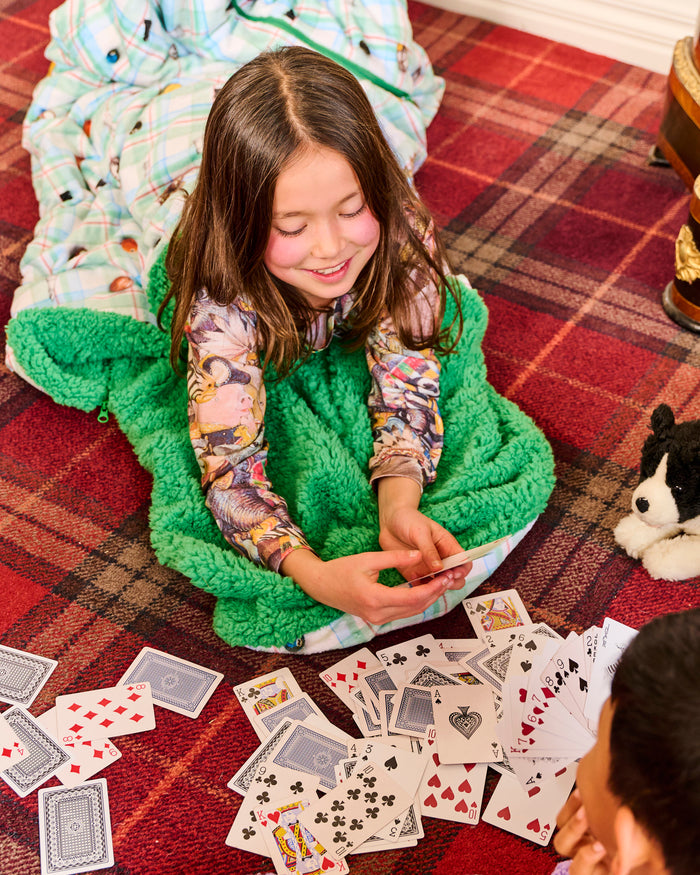 Kip&Co x Eleventh Hour Snookered Tartan Kids Kuddle Sleeping Bag