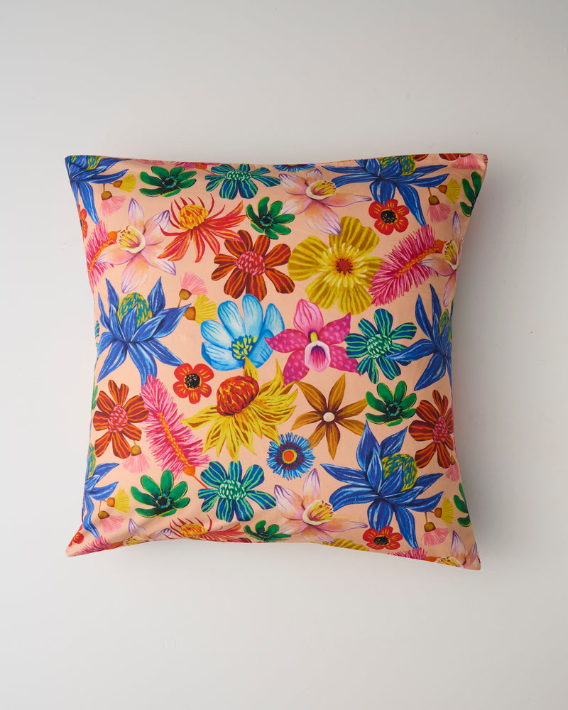 Wild Flowers In Bloom Organic Cotton European Pillowcases