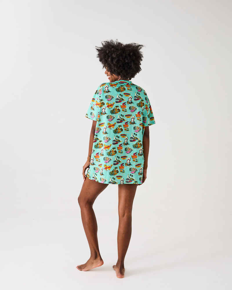 Kip&Co x Mambo Mambo World Adult Organic Cotton Oversize T-shirt Nightie