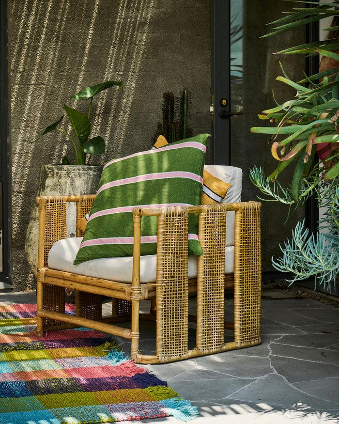 Catalina Stripe Upholstery Lounge Cushion