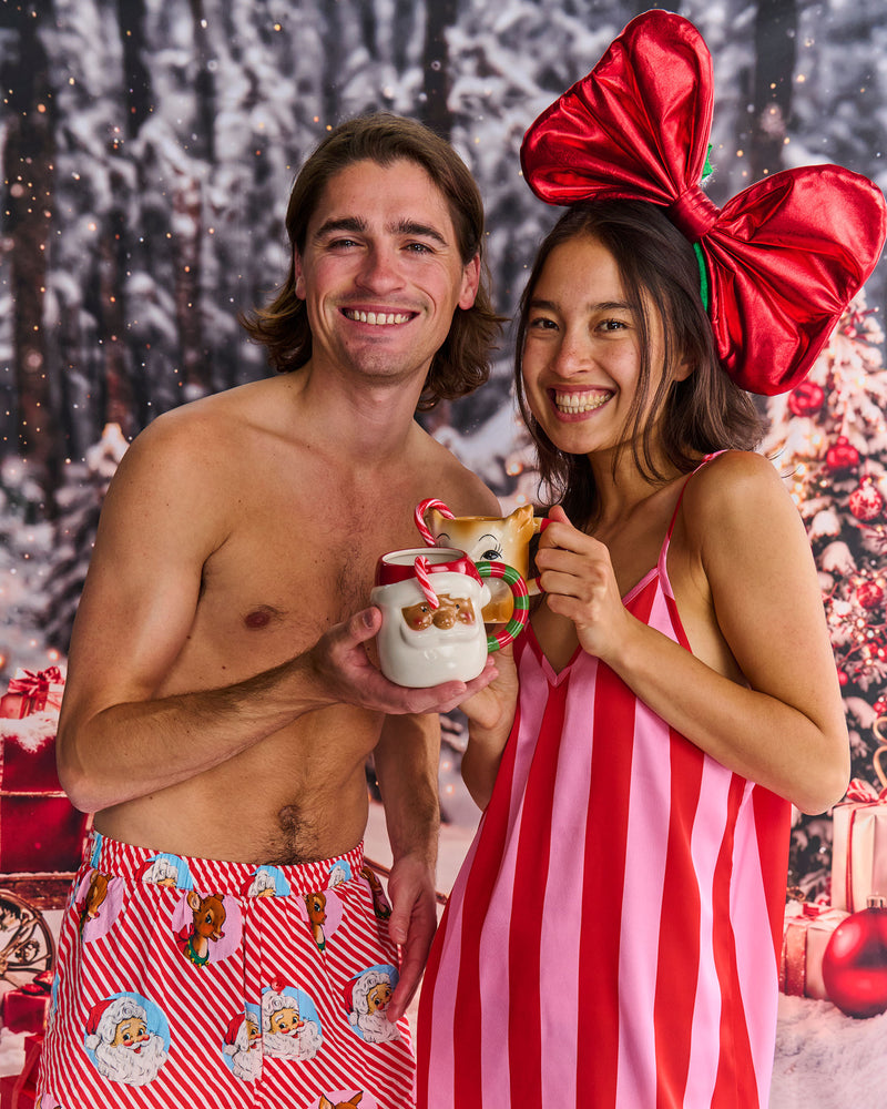 Santa Baby Adult Eco Satin Cami Nightie