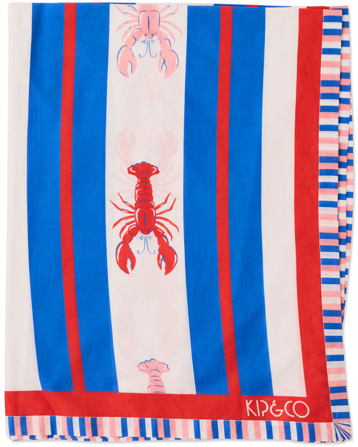 Lobster Fan Club Organic Cotton Sarong